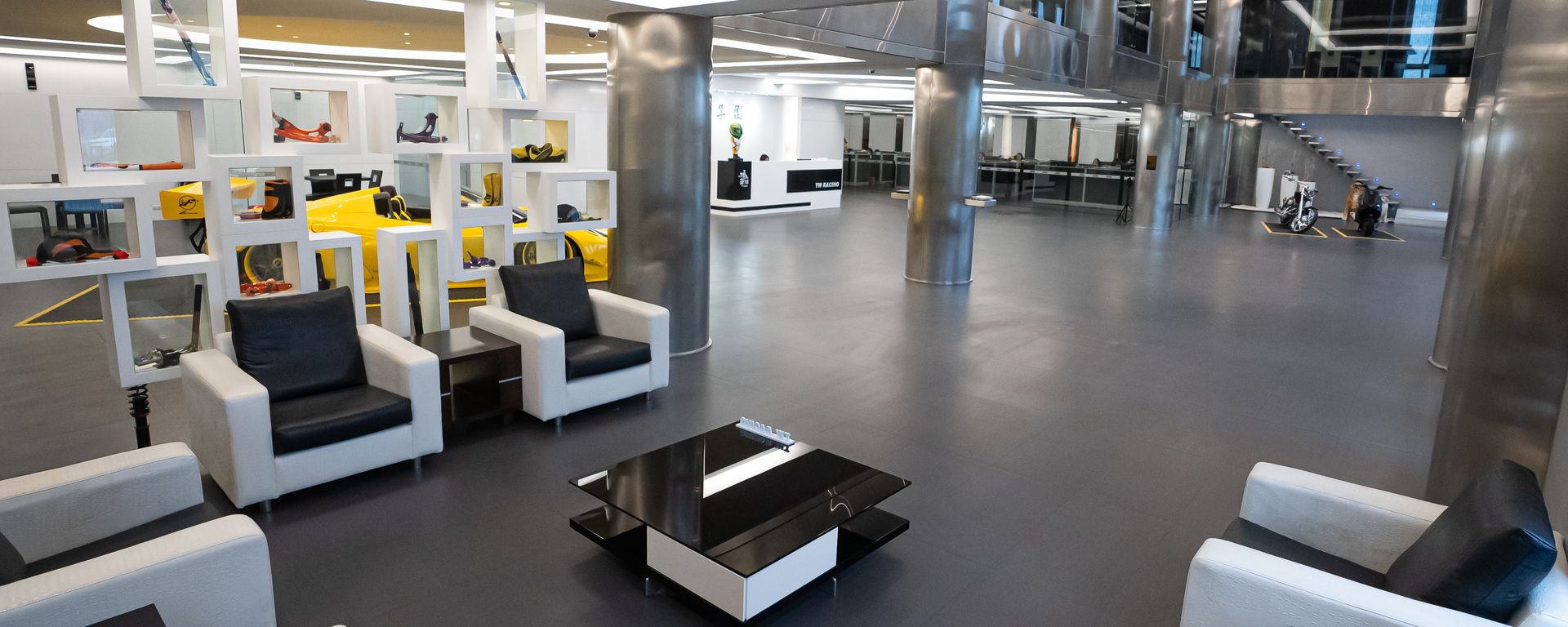 Customer lounge at the headquarters
